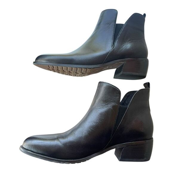 Spring Step Cozze Black Leather Ankle Booties Women’s Size 8.5 or EU 39 - Picture 8 of 11